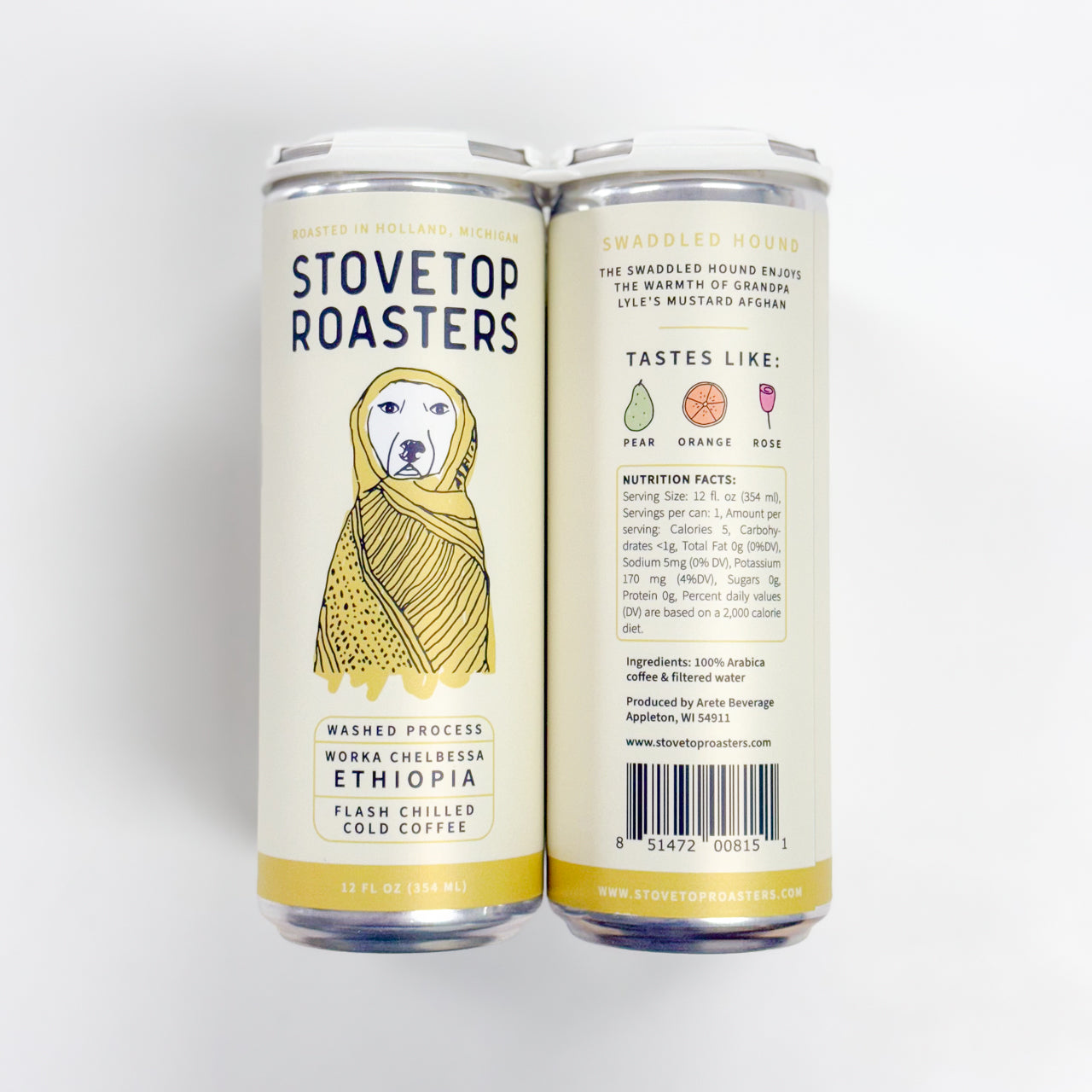 Flash Chilled Coffee Cans – Stovetop Roasters