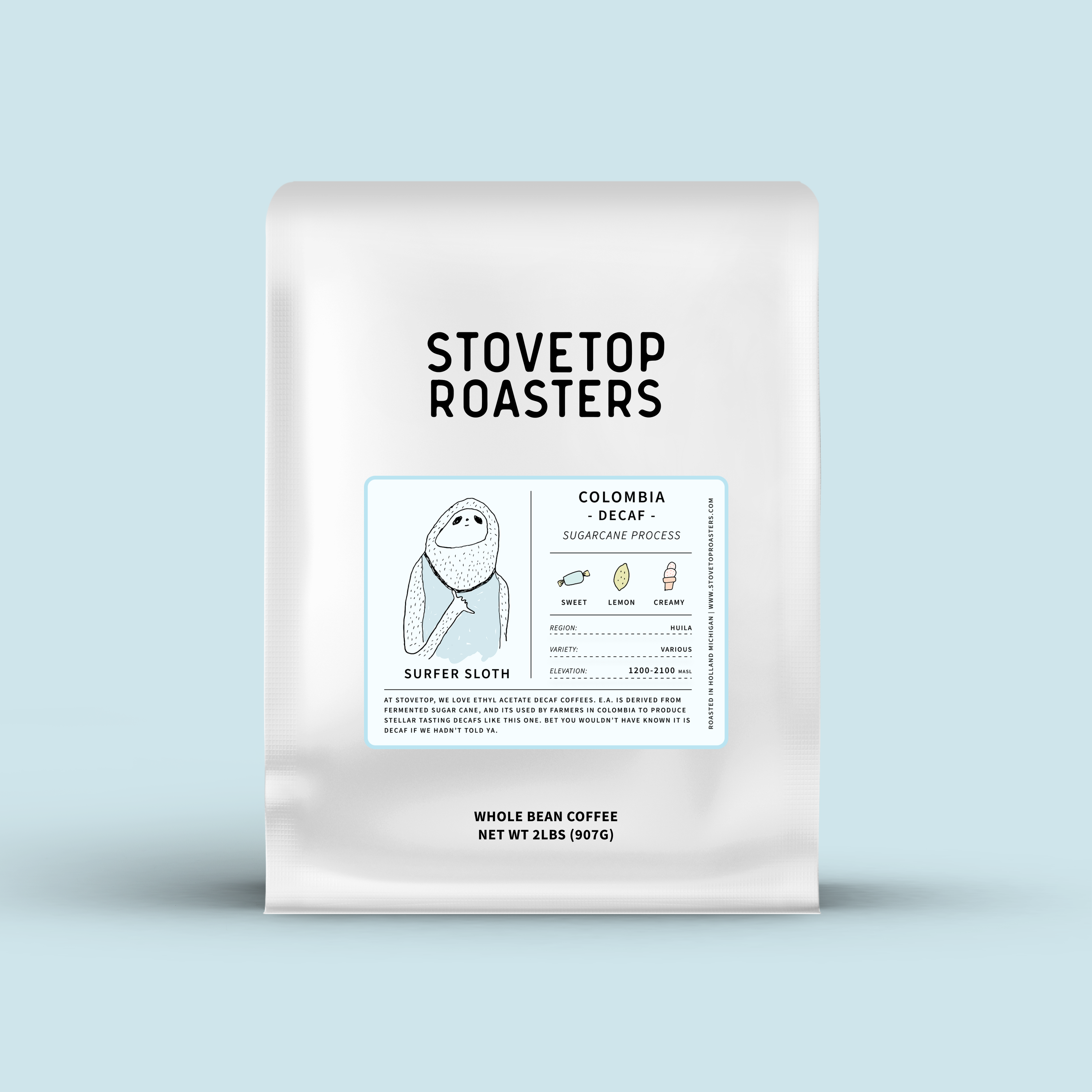 Decaf Colombia – Stovetop Roasters