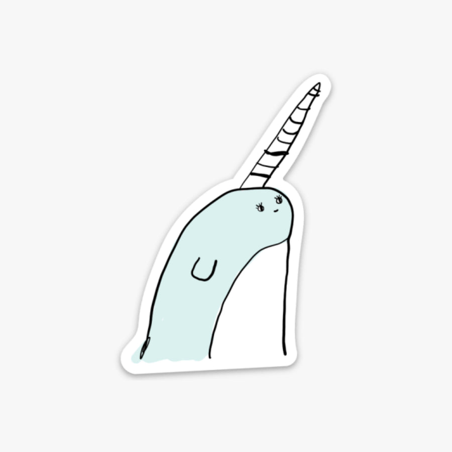 Norris the Narwhal Sticker
