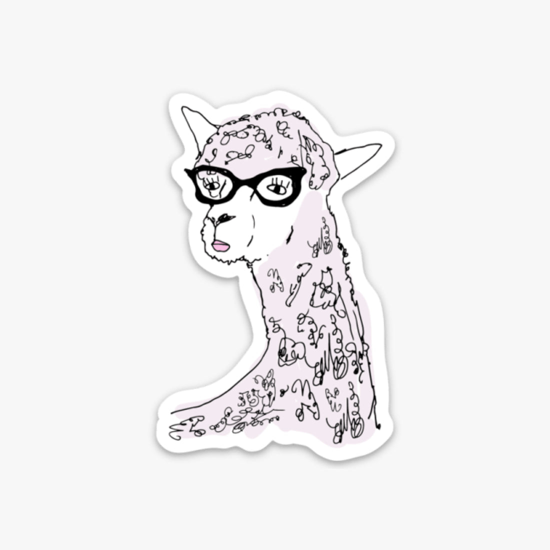 Llama Bae Sticker