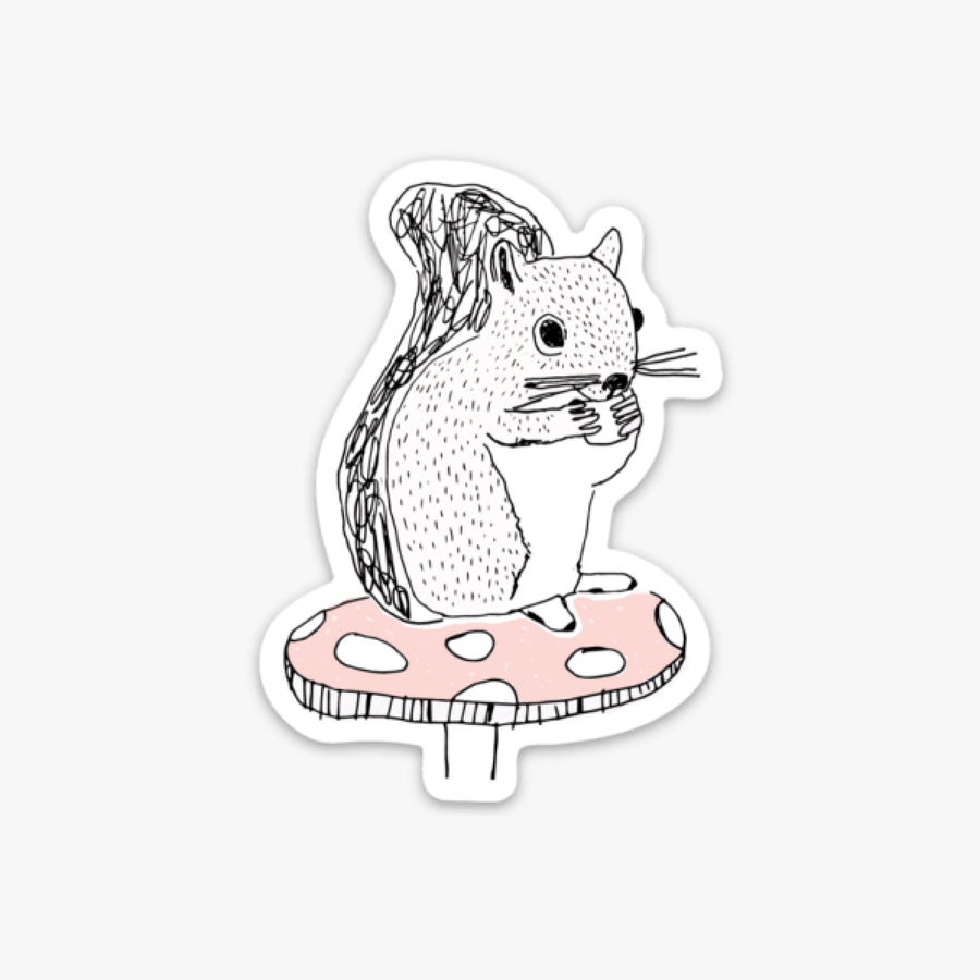 Kind Squirrel Sticker