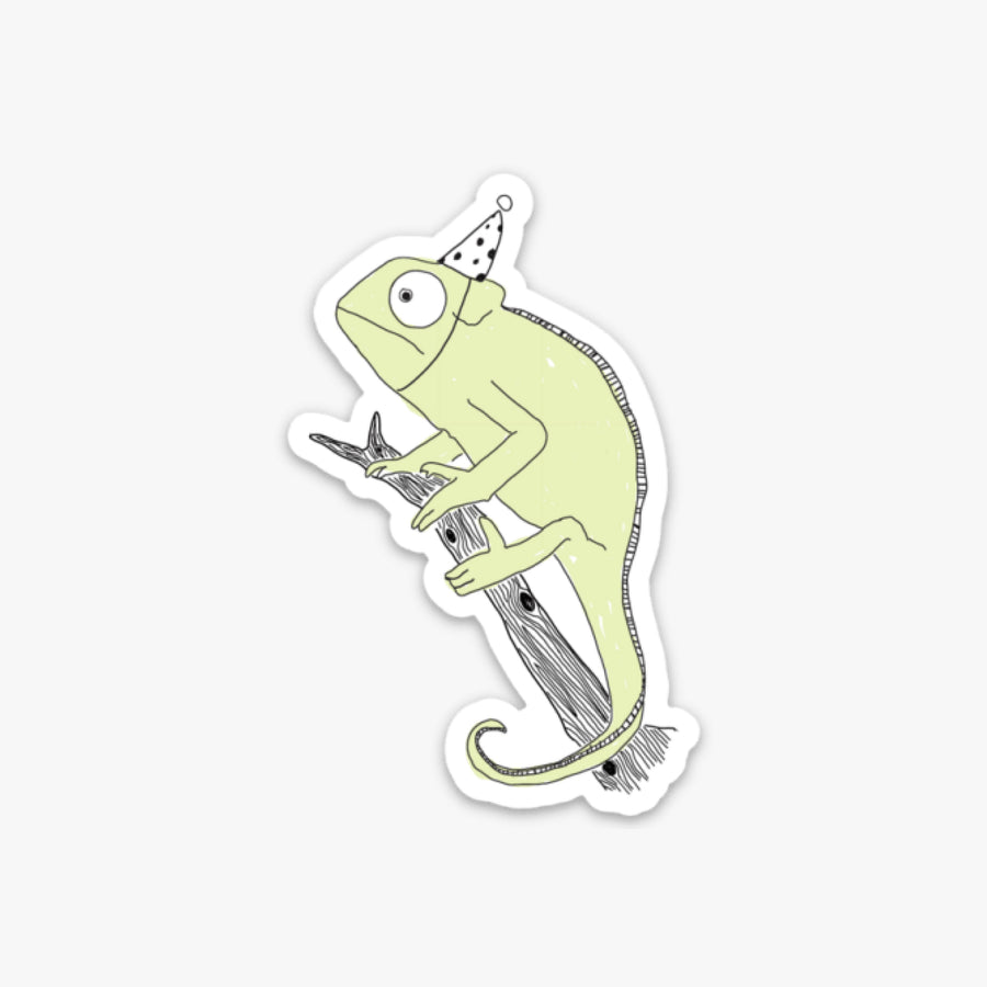 Party Lizard Sticker